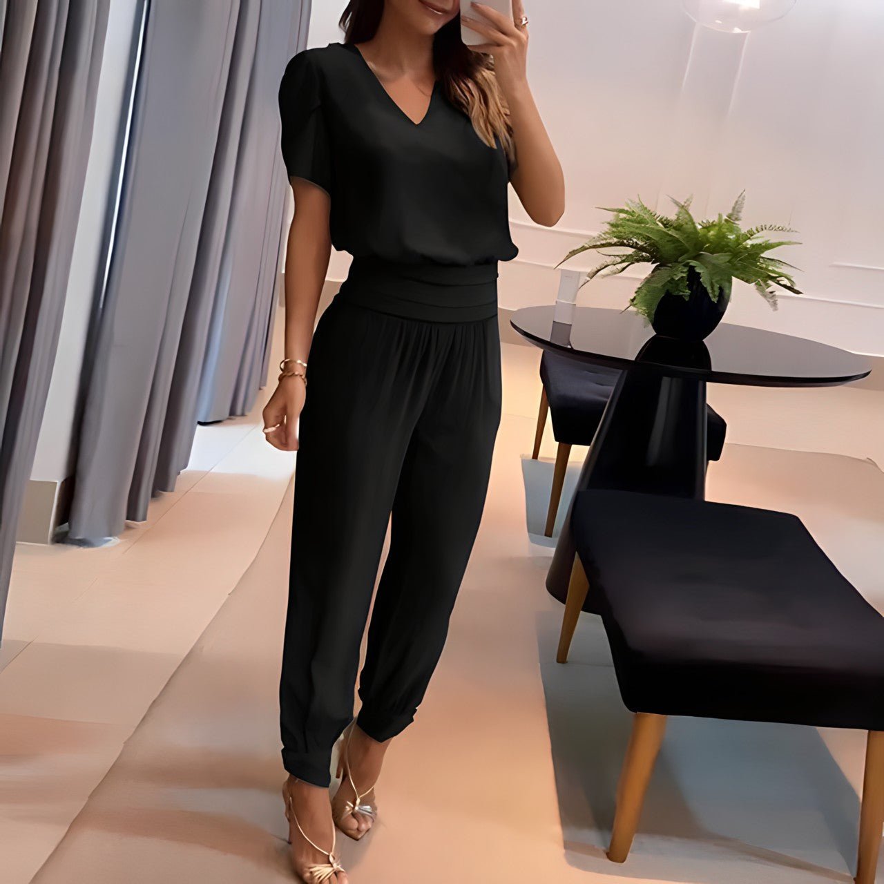 Alexandra – Set de Blusa y Pantalón
