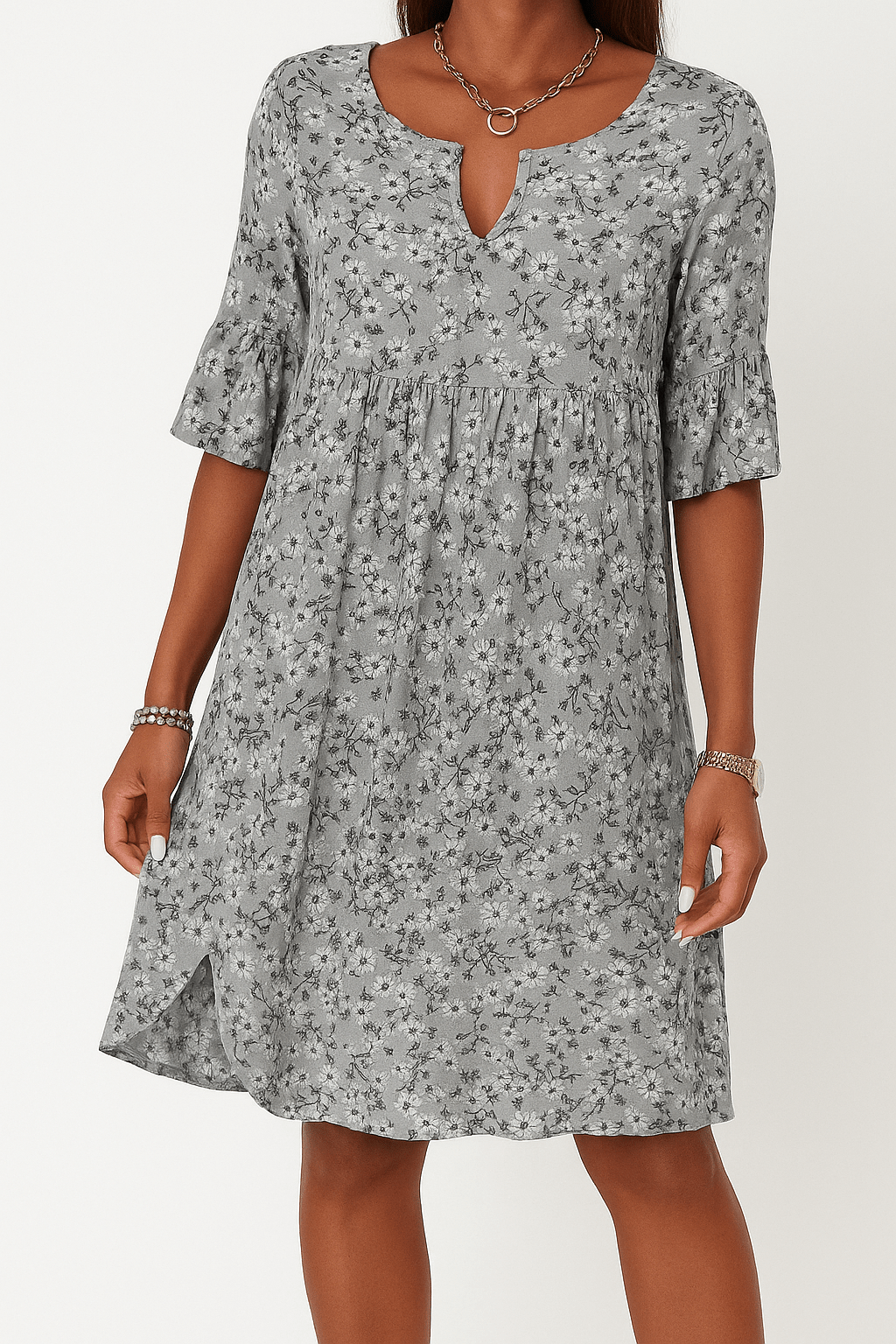Annalena – Vestido floreado en estilo femenino