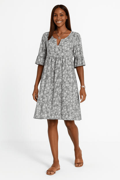 Annalena – Vestido floreado en estilo femenino