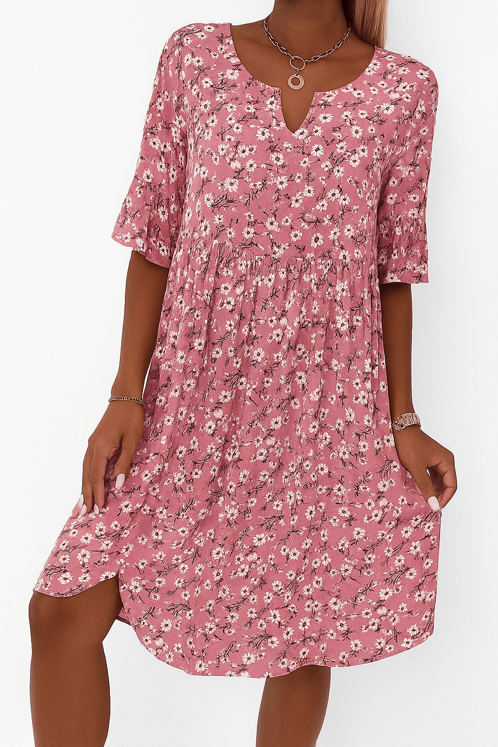 Annalena – Vestido floreado en estilo femenino