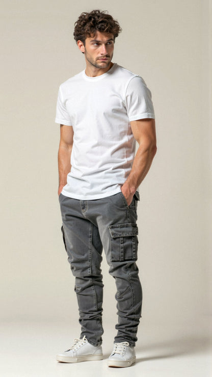 Casper – Pantalones Cargo Elásticos