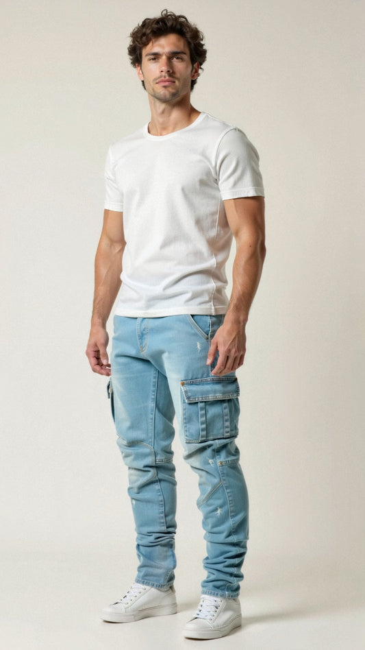 Casper – Pantalones Cargo Elásticos