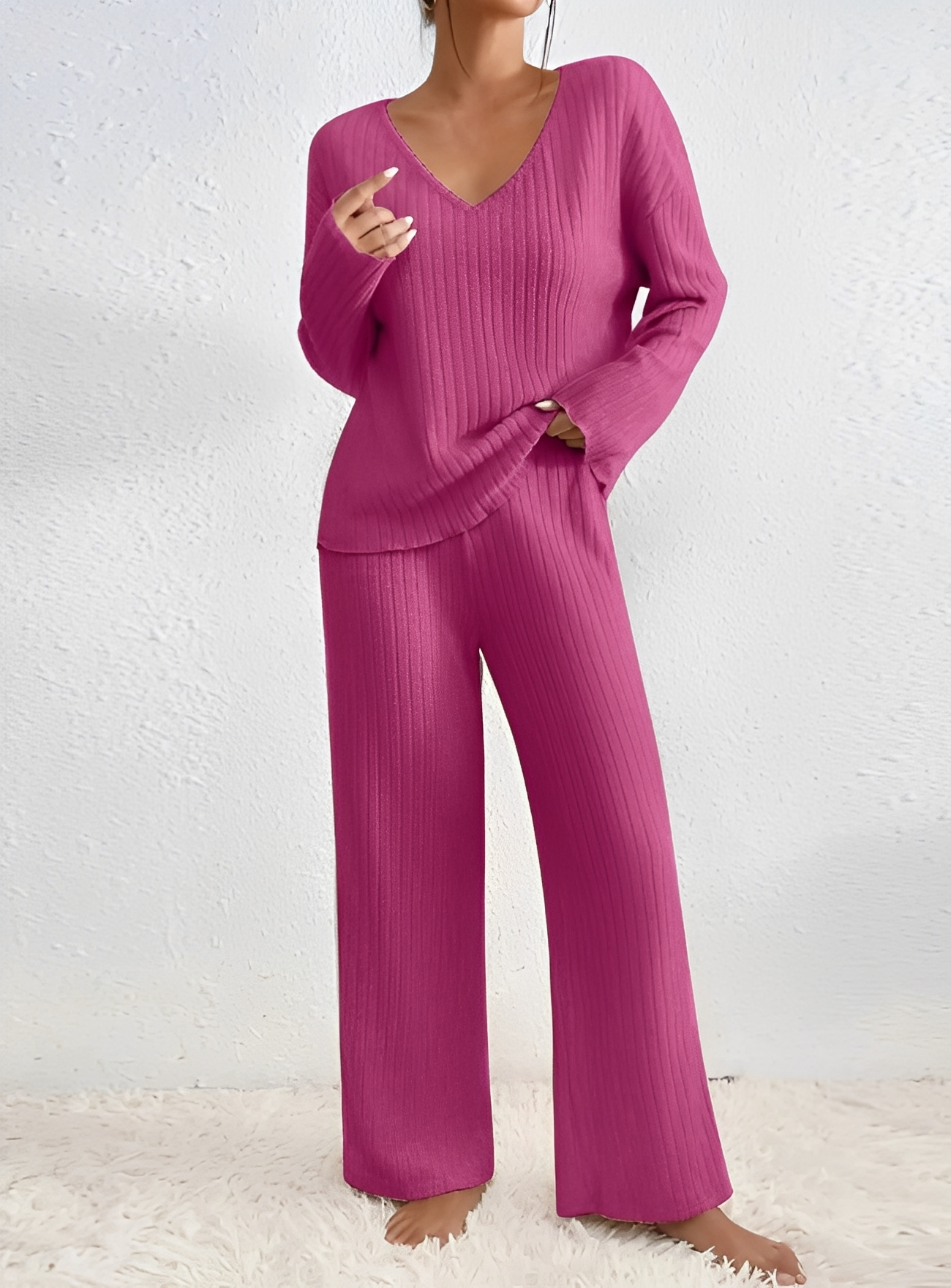 Evangeline – Conjunto Casual de Dos Piezas