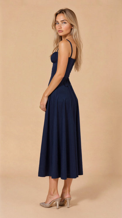 Liana – Corset Vestido Midi