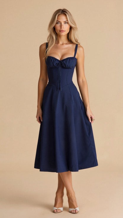 Liana – Corset Vestido Midi