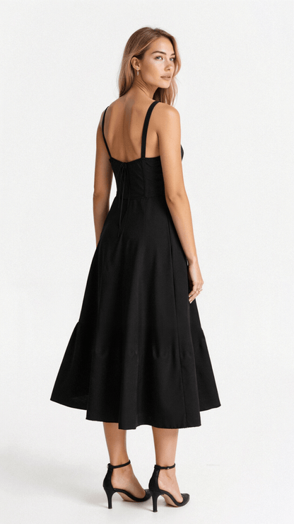 Liana – Corset Vestido Midi