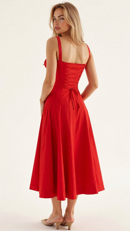 Liana – Corset Vestido Midi