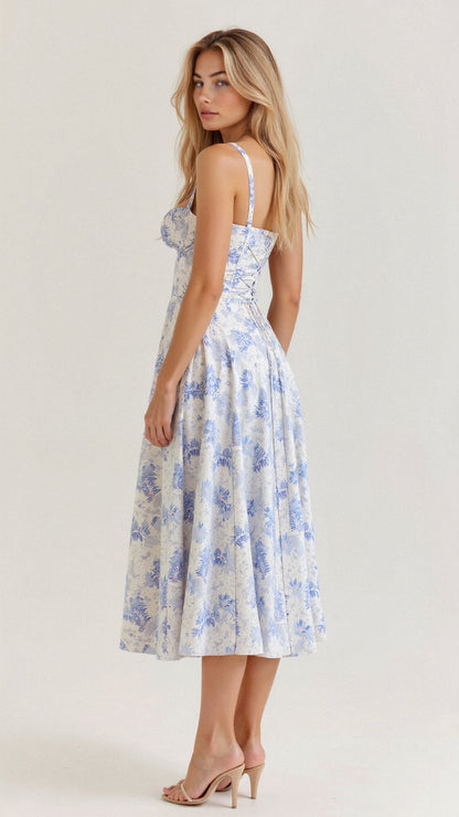 Liana – Corset Vestido Midi