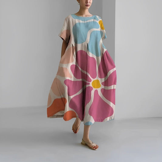 Ronja – Vestido Suelto Impreso