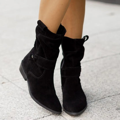 Elisa – Botines de Ante | Chic & Confortable