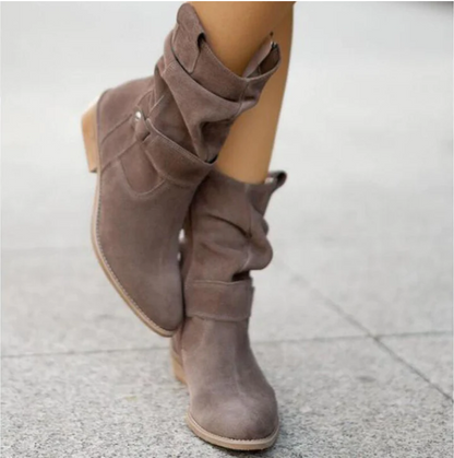 Elisa – Botines de Ante | Chic & Confortable