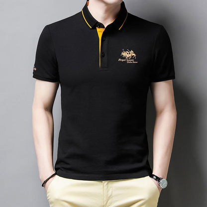 Taro – Cómoda camiseta polo para hombre con botones