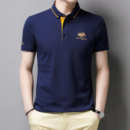 Taro – Cómoda camiseta polo para hombre con botones