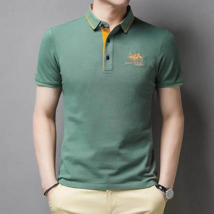 Taro – Cómoda camiseta polo para hombre con botones