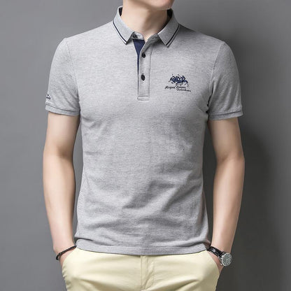 Taro – Cómoda camiseta polo para hombre con botones
