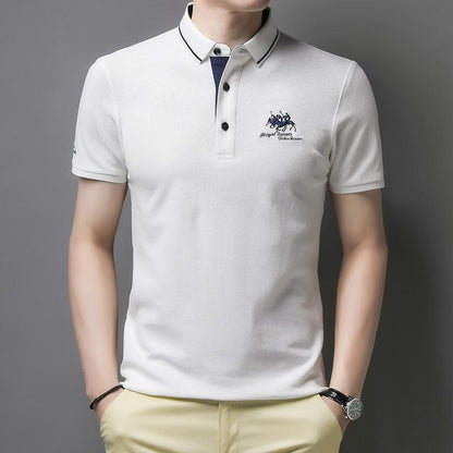 Taro – Cómoda camiseta polo para hombre con botones