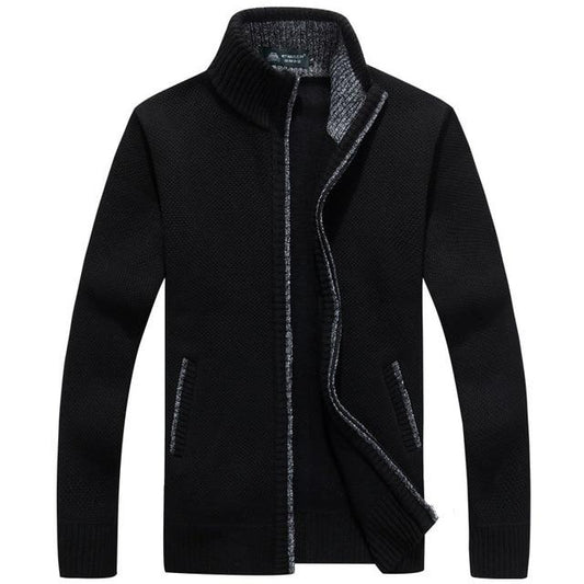 Iker – Chaqueta de punto para hombres con forro polar