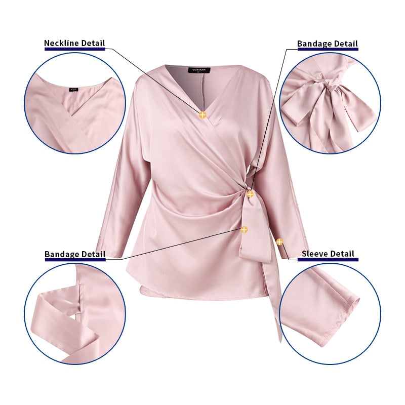 Claudia – Ligera Blusa de Seda