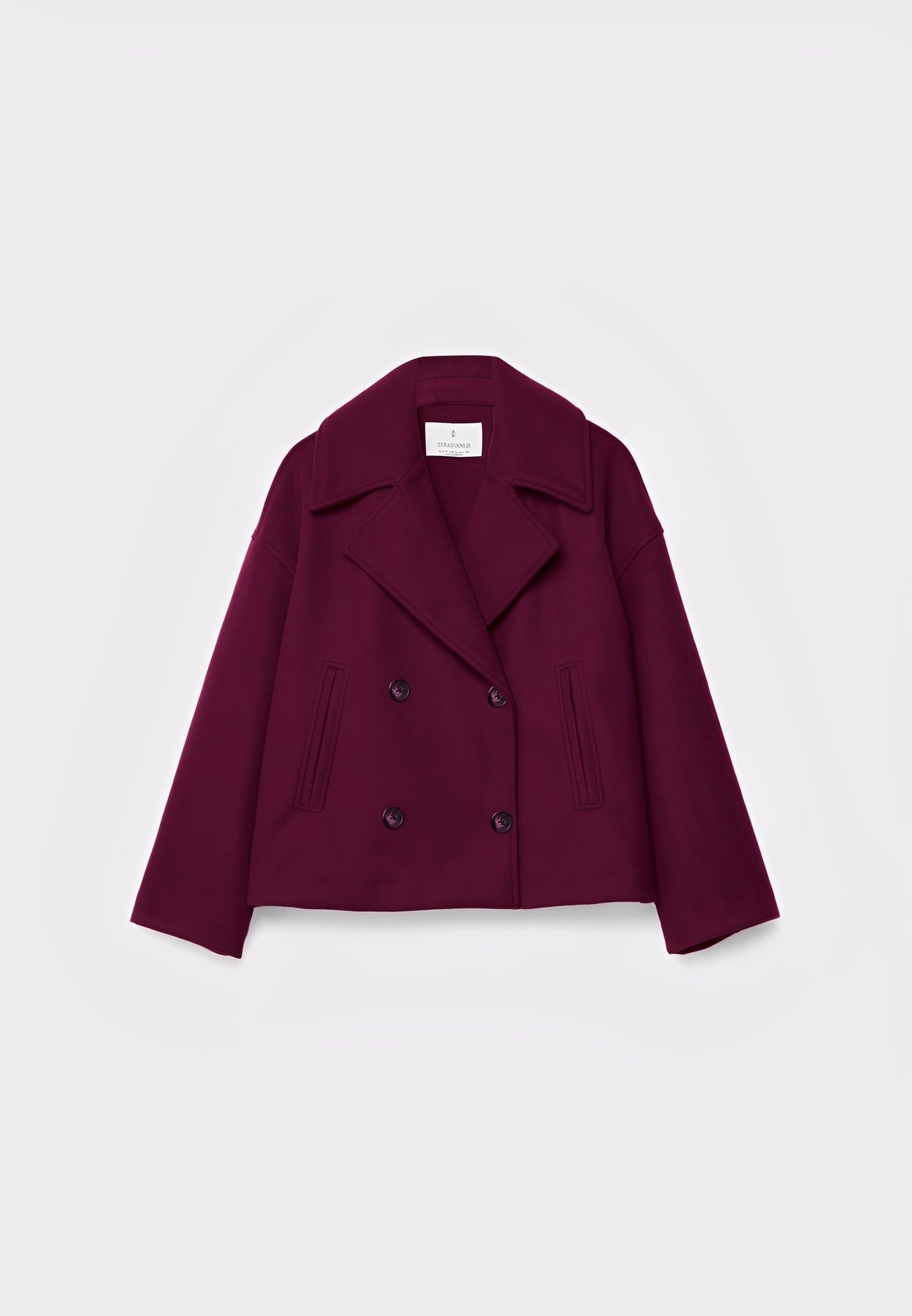 Claire – Elegante Chaqueta Corta con Doble Botonadura