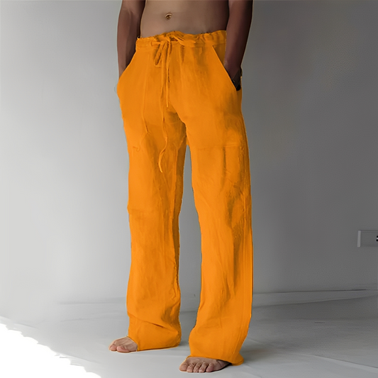 Arthur – Pantalones Amplios de Lino para Hombres