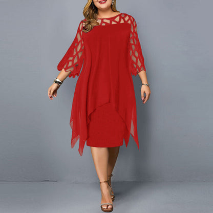 Harper – Vestido midi en talla grande
