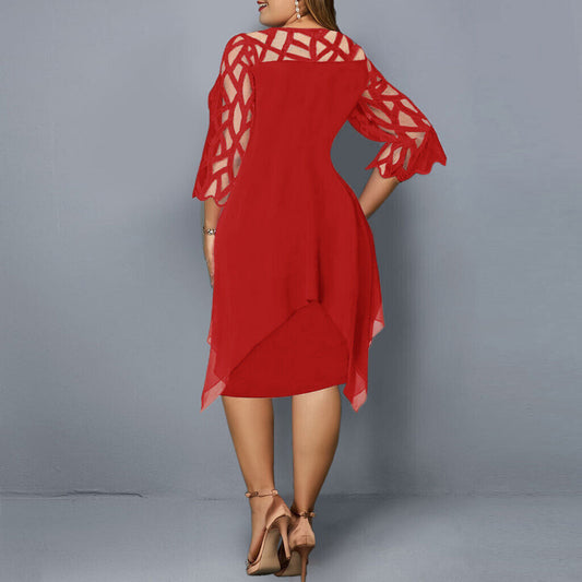 Salome – Elegante Midi-Vestido Talla Grande