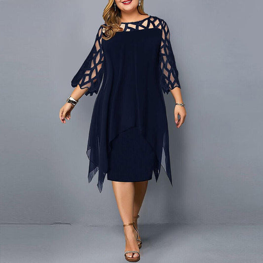 Harper – Vestido midi en talla grande