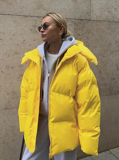 Jana – Chaqueta corta acolchada con capucha
