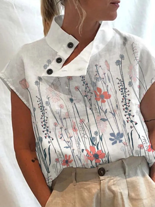 Anna – Blusa Cómoda con Estampado