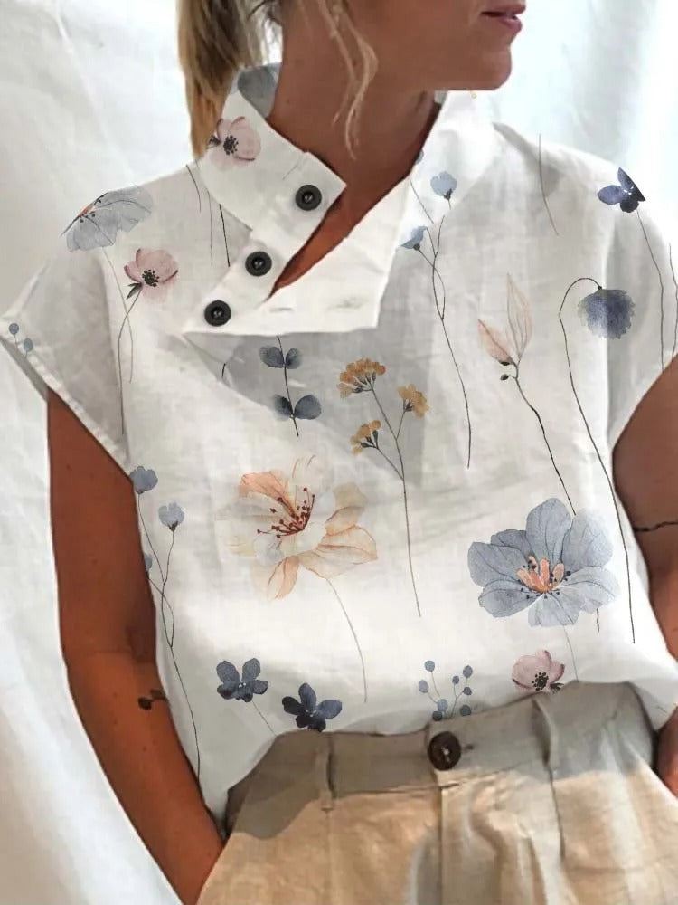 Anna – Blusa Cómoda con Estampado