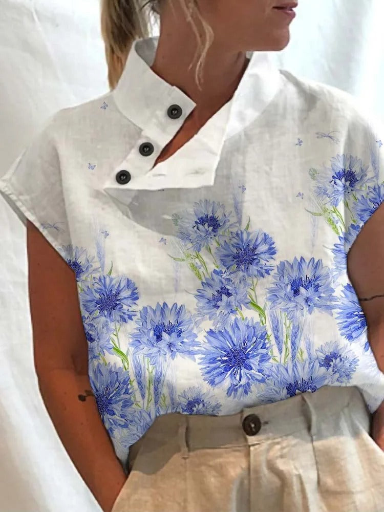 Anna – Blusa Cómoda con Estampado