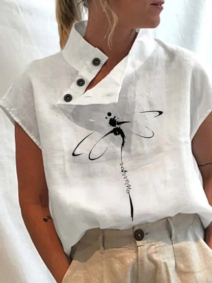 Anna – Blusa Cómoda con Estampado