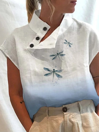Anna – Blusa Cómoda con Estampado