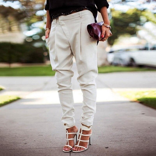 Piper – Pantalones elegantes con tiro alto