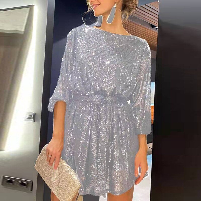 Kyno – Fluido Mini Vestido de Fiesta